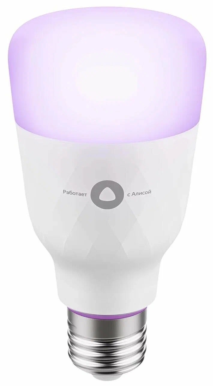 LED Bec YANDEX Smart Bulb with Alisa / Smart Wi-Fi RGB / E27 / 8W / 1700K-6500K photo 2