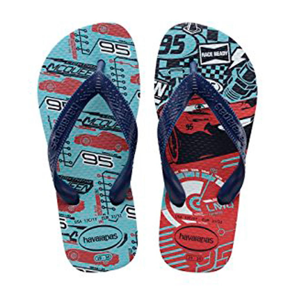 Slapi Havaianas KIDS CARS / 33/34 cm / Albastru photo 3
