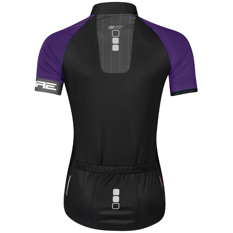 Футболка Force F SQUARE LADY short sl / Женский / L / Черный/Фиолетовый photo 2