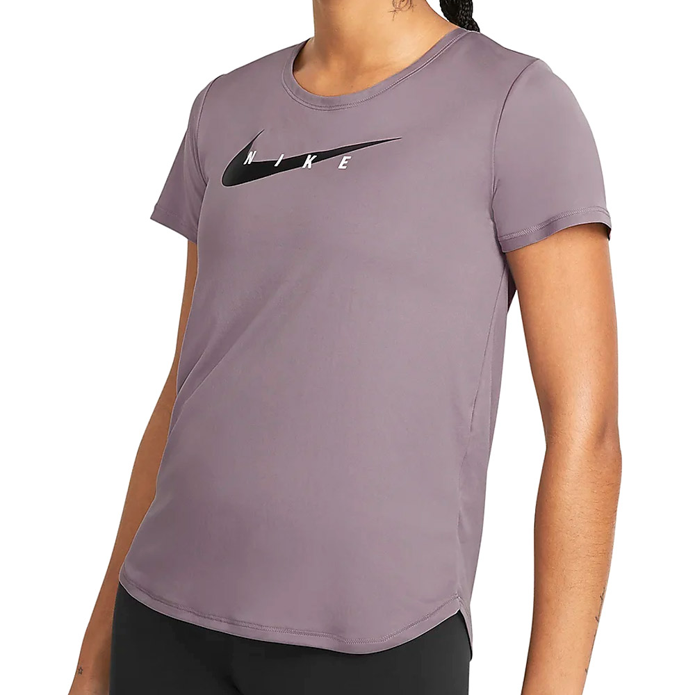Tricou Nike W NK SWOOSH RUN TOP SS / Femei / L / Violet photo 1 Tricou Nike W NK SWOOSH RUN TOP SS / Femei / L / Violet photo 1