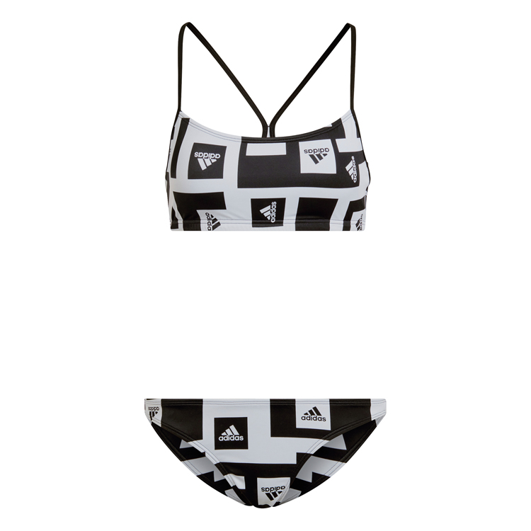 Купальник Adidas BARS AOP BIKINI / Женский / XS / Черный photo 1