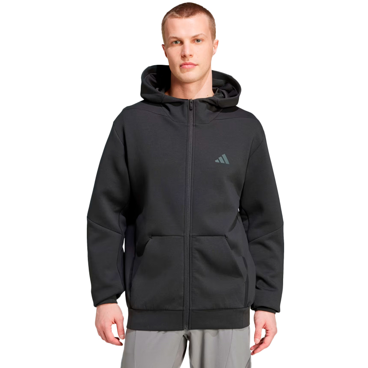 Hanorac pt bărbați Adidas D4T FULL-ZIP HO S Negru photo 2