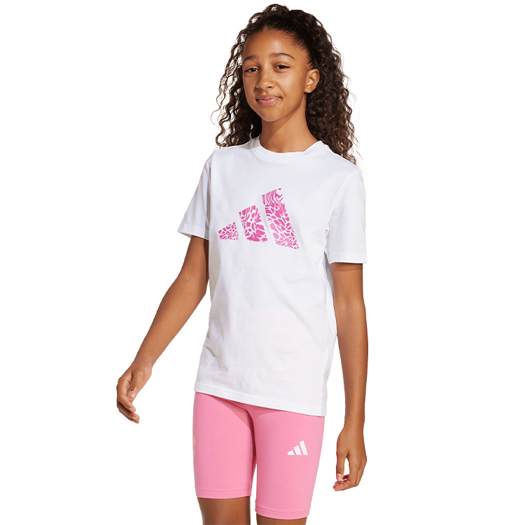 Tricou Adidas JG ANIMAL LOGO / Femei / 128 / Alb photo 1 Tricou Adidas JG ANIMAL LOGO / Femei / 128 / Alb photo 1