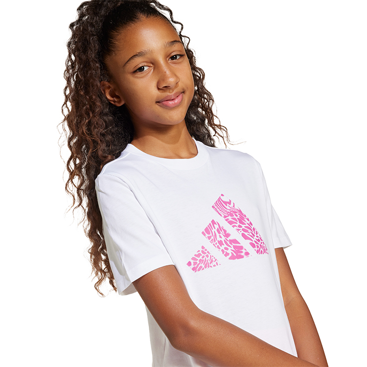 Tricou Adidas JG ANIMAL LOGO / Femei / 128 / Alb photo 5