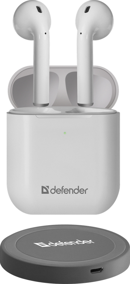 Наушники Defender Twins 631 Белый Беспроводные / Дом и Офис / Белый photo 8