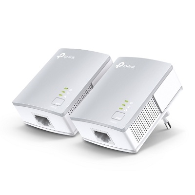 TP-LINK  TL-PA4010 Kit, AV500 Powerline Adapter Starter Kit, Compact Size, 500Mbps Powerline Datarate, 1 Lan Port, Power Socket, HomePlug AV, Green Powerline,  Plug and Play, Pair Button, Range 300 meters in house photo 1