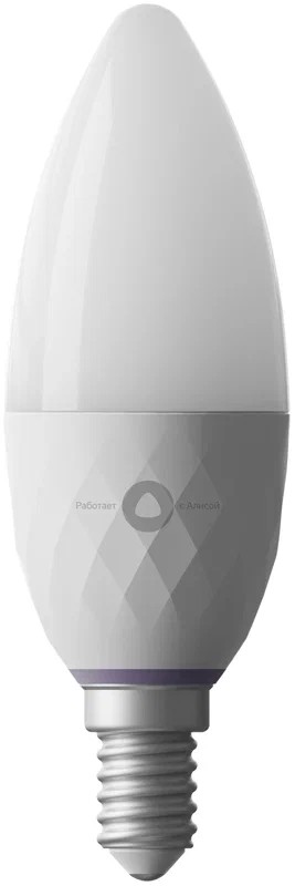 LED Bec YANDEX Smart Bulb with Alisa / Smart Wi-Fi RGB / E14 / 8W / 1700K-6500K photo 2