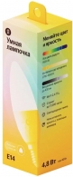 LED Bec YANDEX Smart Bulb with Alisa / Smart Wi-Fi RGB / E14 / 8W / 1700K-6500K thumbnav 4