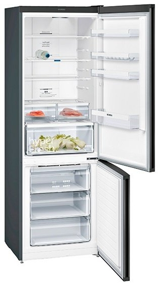 Frigider cu doua usi Siemens KG49NXX306 / 435 l / 203 cm / G / Argintiu photo 2