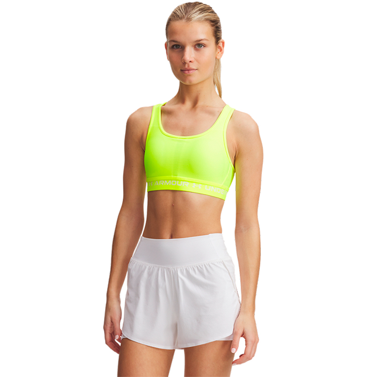 Bra sportive Under Armour CROSSBACK MID BRA / Femei / L / Galben photo 1 Bra sportive Under Armour CROSSBACK MID BRA / Femei / L / Galben photo 1