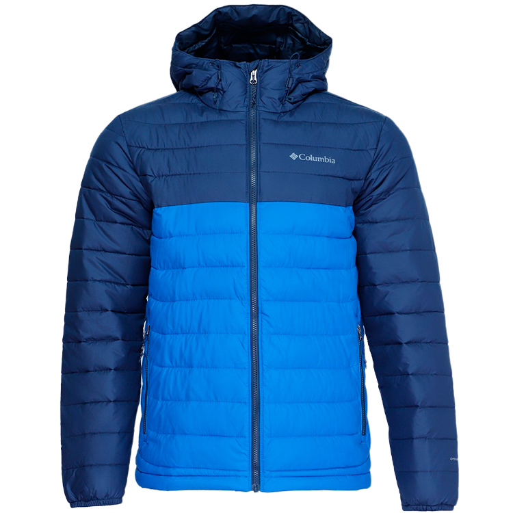 Geacă pt Barbati Columbia Powder Lite Hooded Jacket L Albastru photo 2