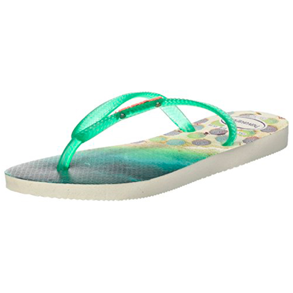 Slapi Havaianas SLIM PAISAGE pt Femei / 35/36 / Verde photo 5