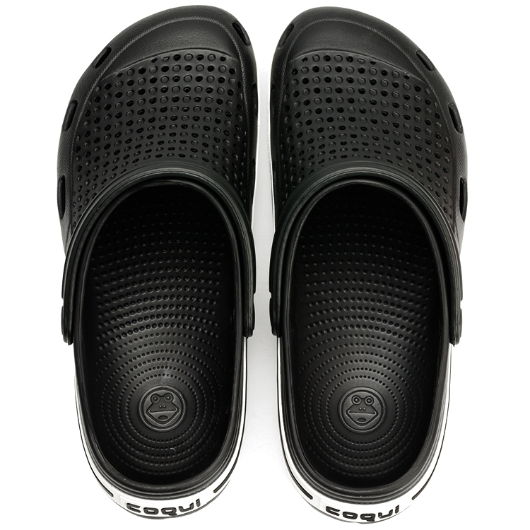 Slapi COQUI Clogs LINDO pt Barbati / 41 / Negru-alb photo 3