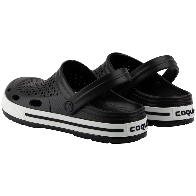 Slapi COQUI Clogs LINDO pt Barbati / 41 / Negru-alb photo 4