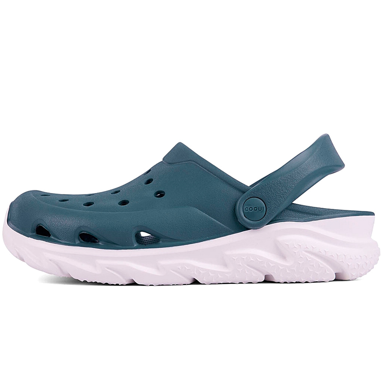 Slapi COQUI Clogs CODY DUAL pt Barbati / 41 / Gri-alb photo 1