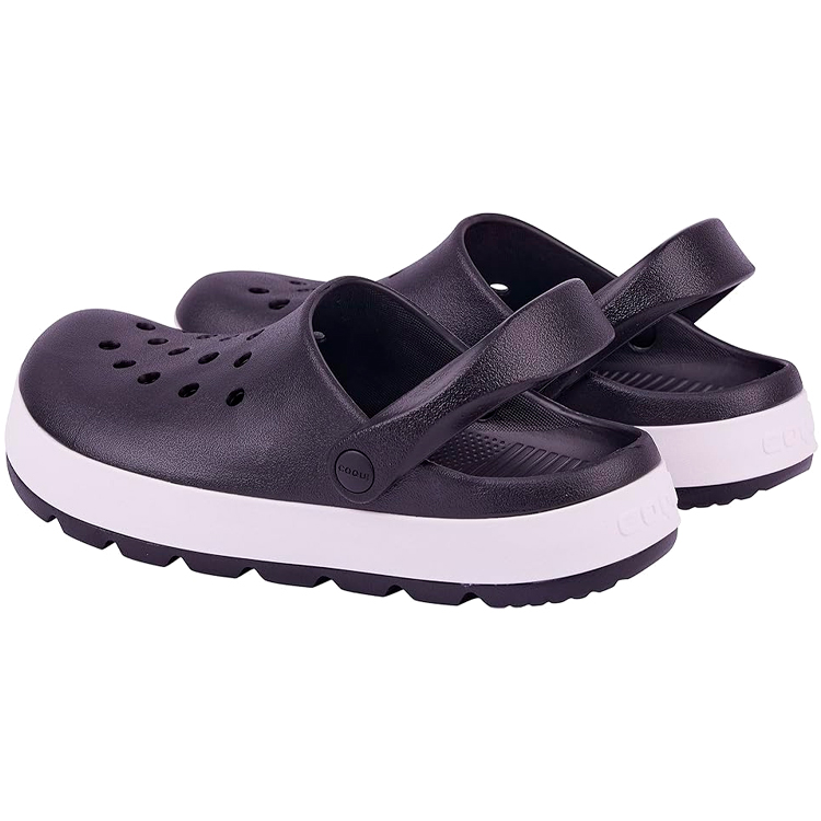 Slapi COQUI Clogs NIKO pt Barbati / 41 / Negru-alb photo 3