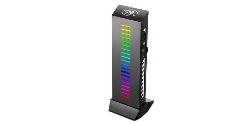 DEEPCOOL ”GH-01 A-RGB”,  A-RGB adjustable Stand, colorful and reliable Graphics Card Holder, Modular Design, 232g photo 5