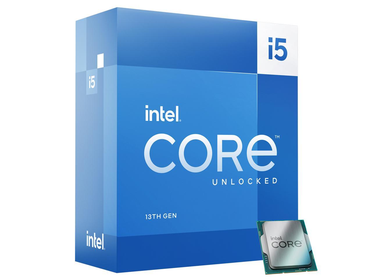 Intel® Core™ i5-13600KF, S1700, 3.5-5.1GHz, 14C(6P+8Е) / 20T, 24MB L3 + 20MB L2 Cache, No Integrated GPU, 10nm 125W, Unlocked, Retail (without cooler) photo 1