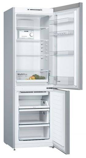 Frigider cu doua usi Bosch KGN36NL306 / 302 l / 186 cm / A++ / Argintiu photo 4