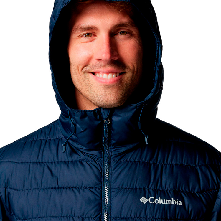 Geacă pt Barbati Columbia Powder Lite II Hooded Jacket S Albastru photo 3