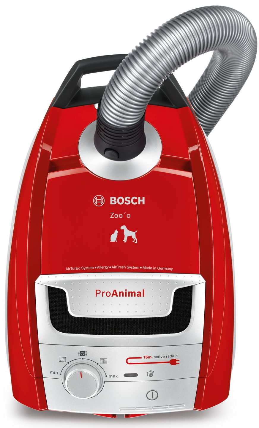 Пылесос с мешком Bosch BSGL5333 / 850Вт / Красный photo 1