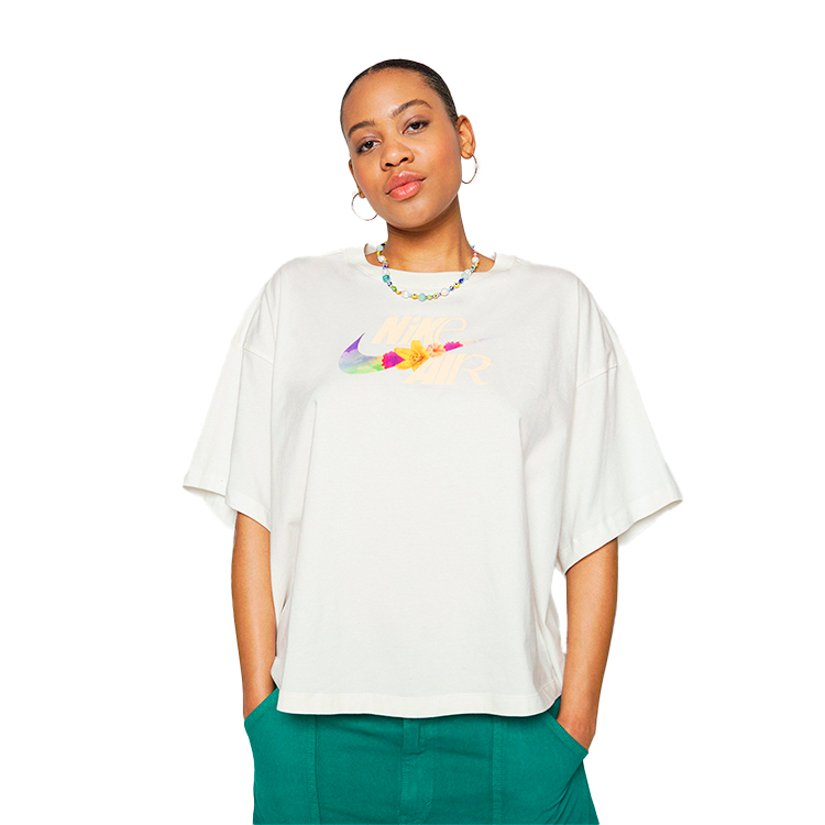 Tricou Nike W NSW TEE OC 3 BOXY M Alb Femei photo 2