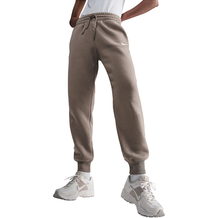 Брюки Nike W NSW PHNX FLC MR PANT STD S Коричневый Женский photo 5