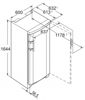Congelator Liebherr GP 2733 Comfort, 224 l, 164.4 cm, A++, Alb thumbnav 2