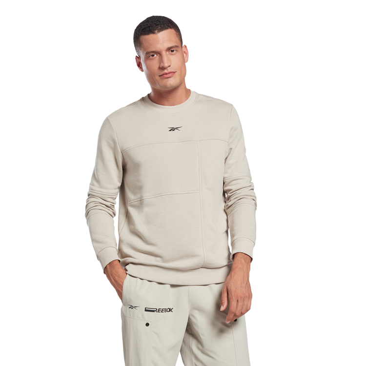 Hanorac pt bărbați Reebok MYT Minimal Waste C S Bej photo 2