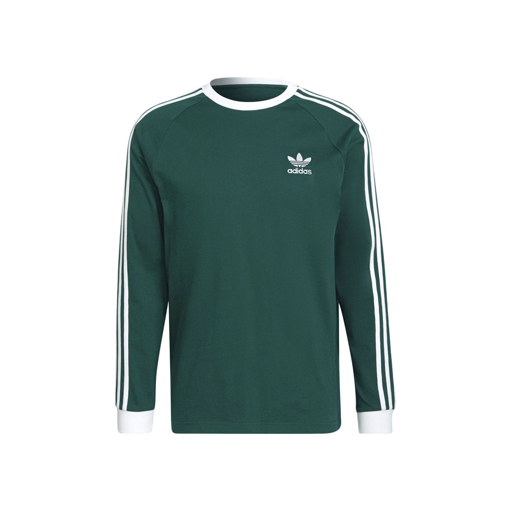 Hanorac pt bărbați Adidas 3-STRIPES LS T S Verde photo 1 Hanorac pt bărbați Adidas 3-STRIPES LS T S Verde photo 1