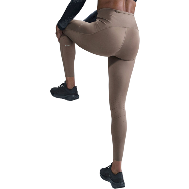 Легинсы Nike W NK DF SWIFT HR 7/8 TIGHT / Женский / XS / Коричневый photo 4