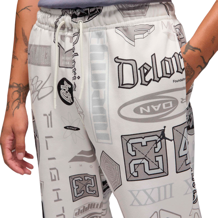 Брюки Nike M J ESS AOP FLC PANT XL Белый Мужской photo 2