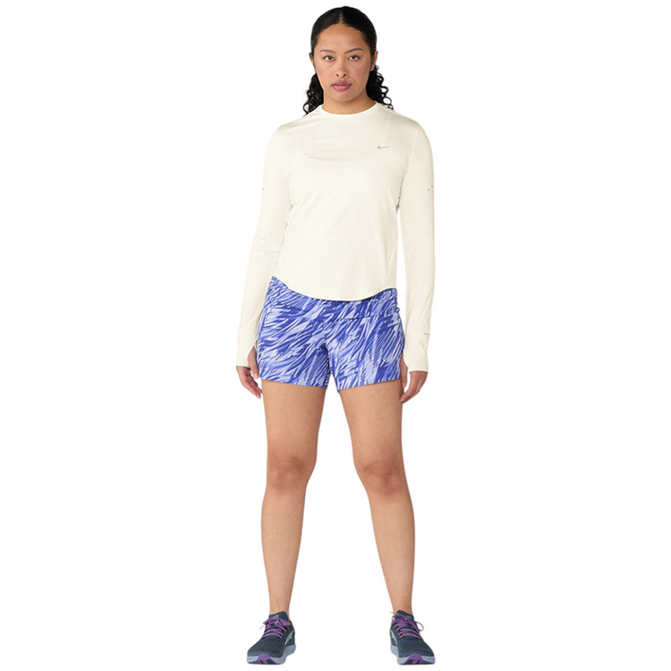 Hanorac Nike W NK SWIFT DF UV LS CRW / Femei / M / Bej photo 1