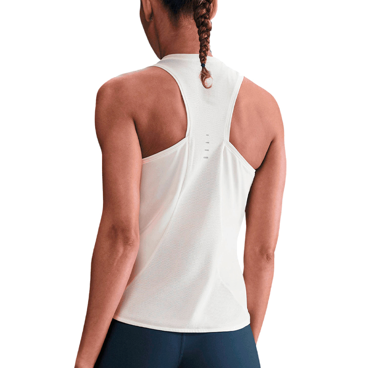 Maiou Nike W NK SWIFT DF TANK TOP / Femei / XS / Bej photo 3