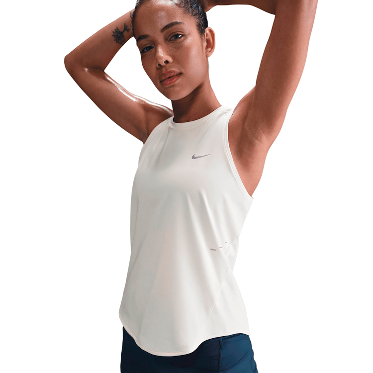 Maiou Nike W NK SWIFT DF TANK TOP / Femei / XS / Bej photo 4