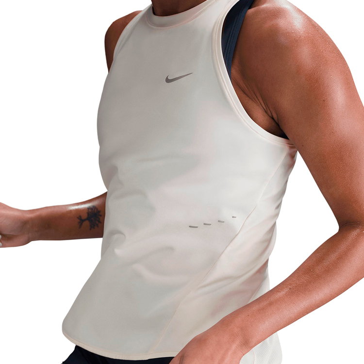 Maiou Nike W NK SWIFT DF TANK TOP / Femei / XS / Bej photo 5
