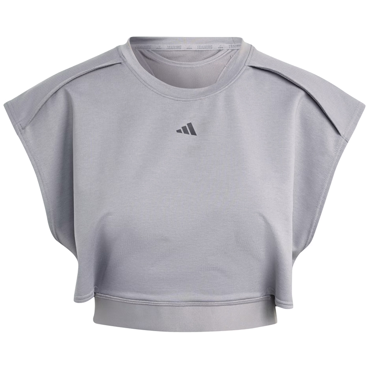 Maiou Adidas POWER CROP T / Femei / XXS / Argintiu photo 1 Maiou Adidas POWER CROP T / Femei / XXS / Argintiu photo 1