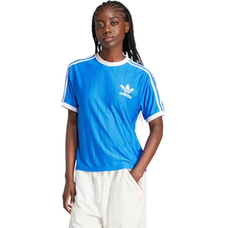 Tricou Adidas 3 S PNST TEE XXS Albastru Femei photo 3
