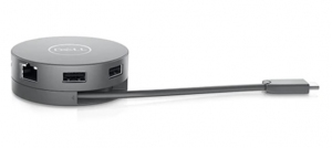 Dell Adapter - DA310 USB-C Docking, 2xUSB 3.1 Gen 2, 1xUSB-C 3.1 Gen 2, 1xHDMI, 1xVGA, 1xDP, 1xEthernet 1000 - RJ-45, Wake on LAN, 90W Power Deliver thumbnav 1