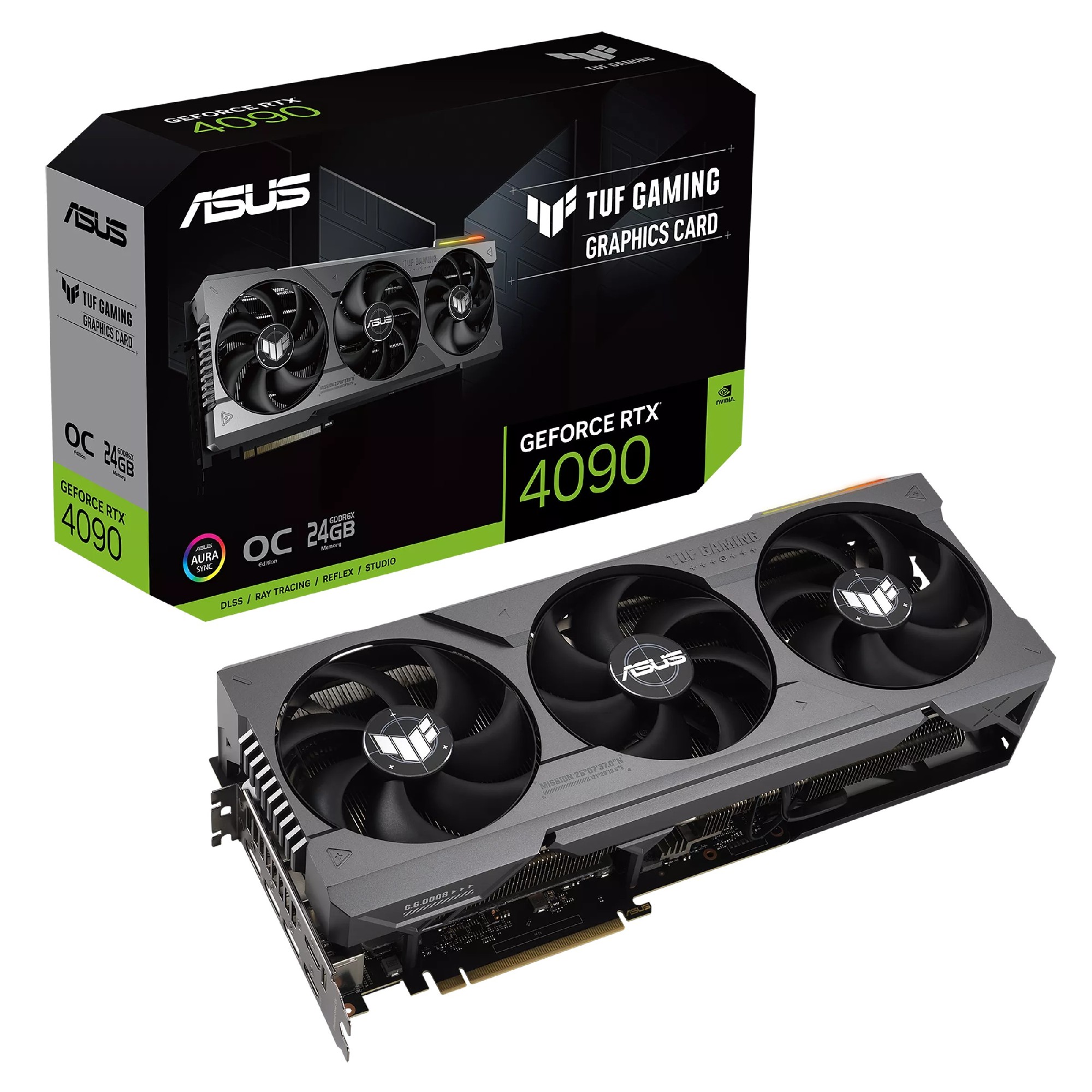 Видеокарта ASUS TUF Gaming GeForce RTX 4090 24GB OC Edition/ 24GB/ GDDR6X/ 384bit photo 1