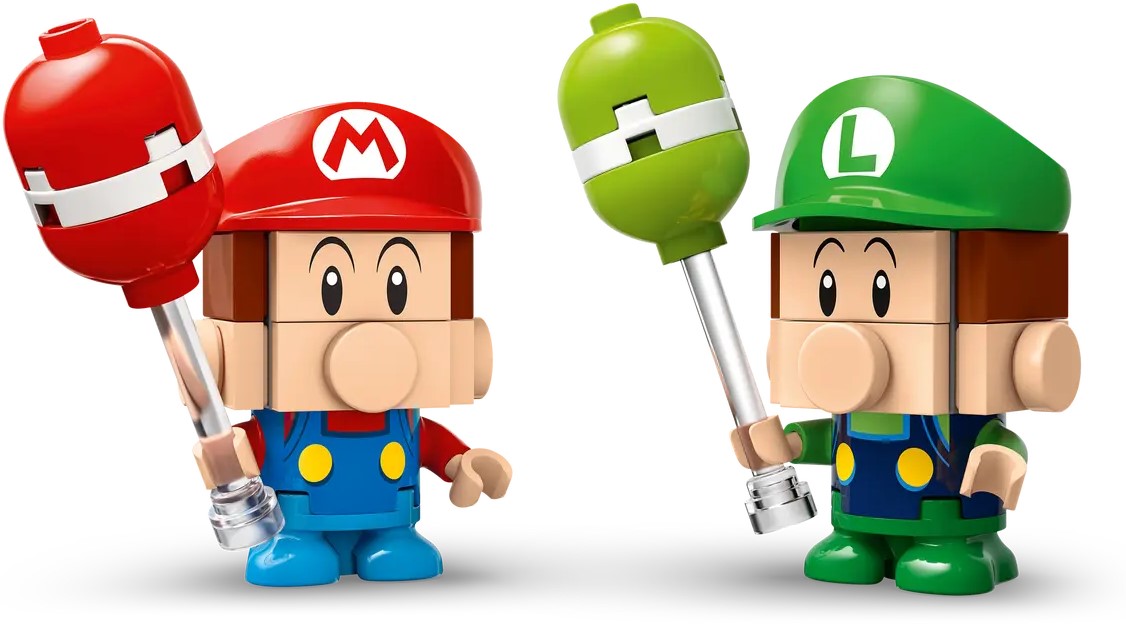 Constructor Lego Super Mario Mario Kart™ – Baby Mario vs. Baby Luigi 72034 de la 8+ ani photo 6