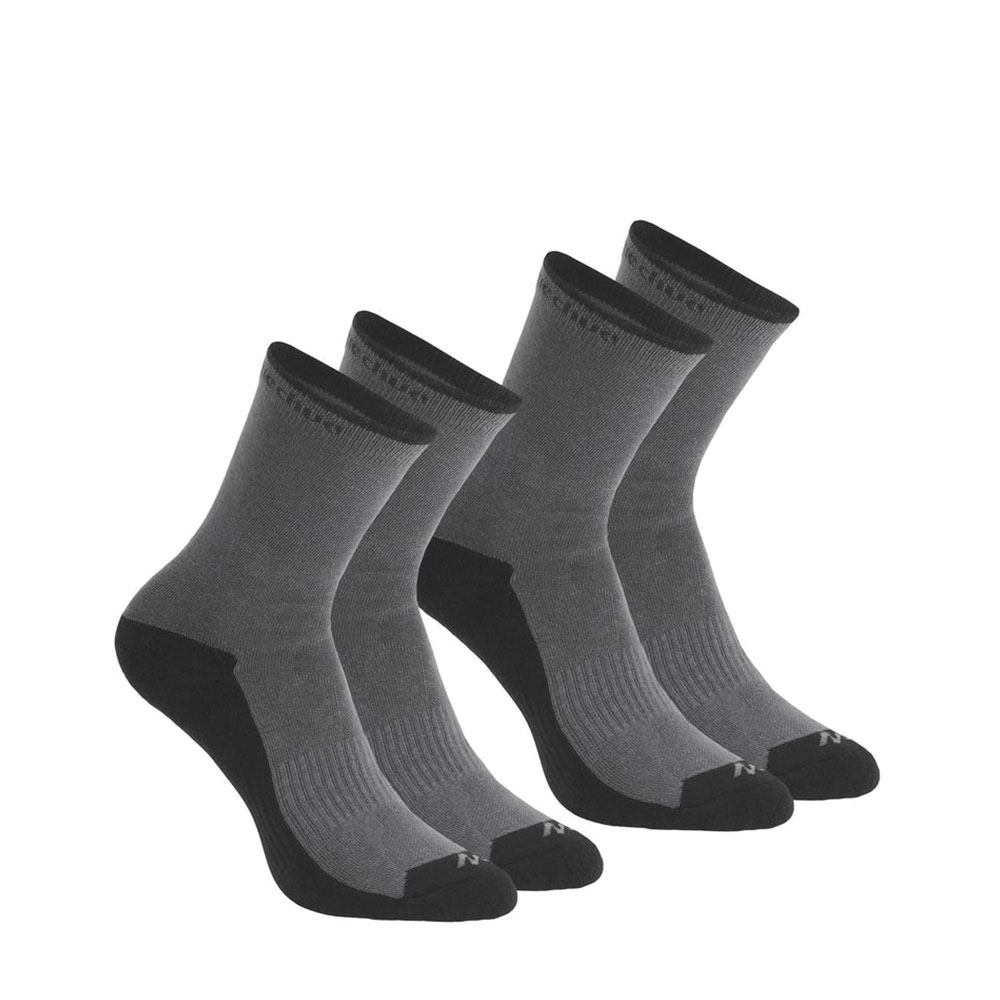 Носки Мужской Quechua SOCKS NH 100 HIGH X 2 43-46 Серый photo 1 Носки Мужской Quechua SOCKS NH 100 HIGH X 2 43-46 Серый photo 1
