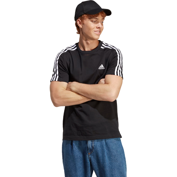 Футболка мужская Adidas M 3S SJ T S Черный photo 5