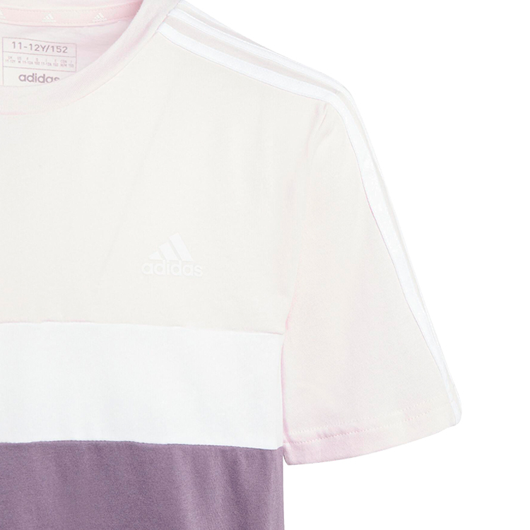 Tricou Adidas J 3S TIB T / Femei / 128 / Roz-violet photo 3
