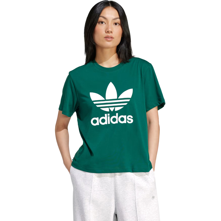 Tricou Adidas TRFL TEE BOXY XXS Verde Femei photo 2