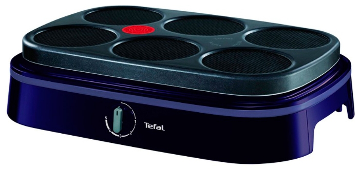 Блинница Tefal PY604434, 1100 Вт, Черный photo 1 Блинница Tefal PY604434, 1100 Вт, Черный photo 1