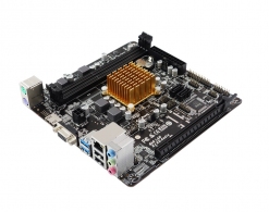 BIOSTAR A68N-2100K, MB + CPU onboard: Dual-core AMD E1-6010 1.35GHz, 2xDDR3-1600, AMD Radeon R2 Graphics, support HDCP, VGA, HDMI, 1x PCI-Ex16, 2xSATA3, COM+LPT headers, ALC887 7.1-Ch HDA, 1xGbE LAN, 2xUSB3.2 Gen1, 2xUSB 2.0, mini-ITX thumbnav 2
