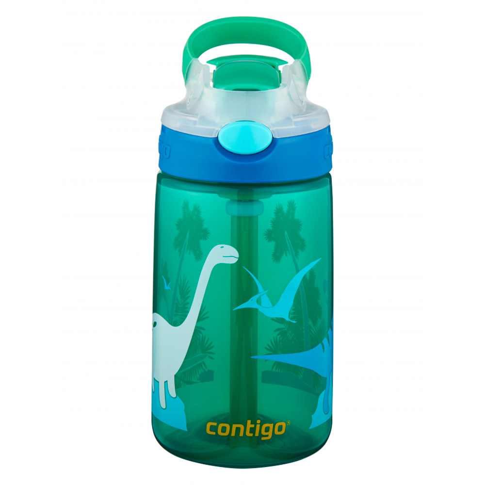 Sticla Contigo Sticla Gizmo Jungle Green Dino 420 ml photo 1 Sticla Contigo Sticla Gizmo Jungle Green Dino 420 ml photo 1