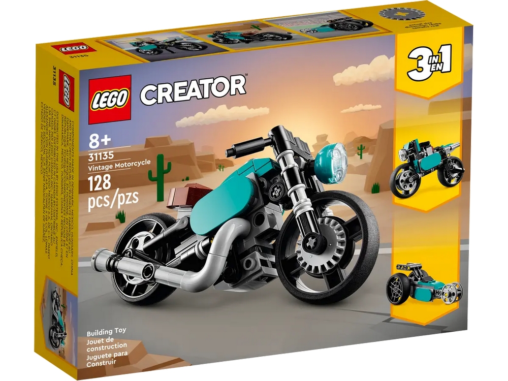 Constructor Lego Creator Vintage Motorcycle 31135 de la 8+ ani photo 1