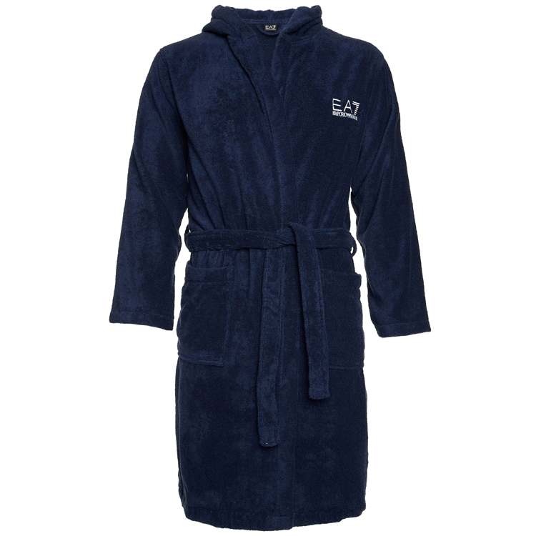 Halat de baie EA7 EMPORIO ARMANI BATHROBE ACTIVE/Albastru photo 1